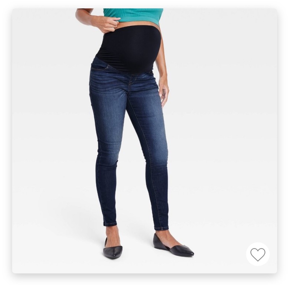 Isabelle’s maternity skinny jeans